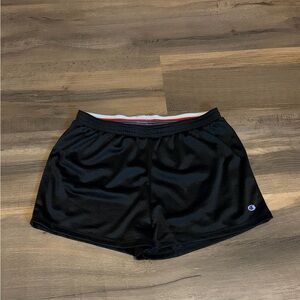 Unisex Champion Athletic Black Shorts Size Medium